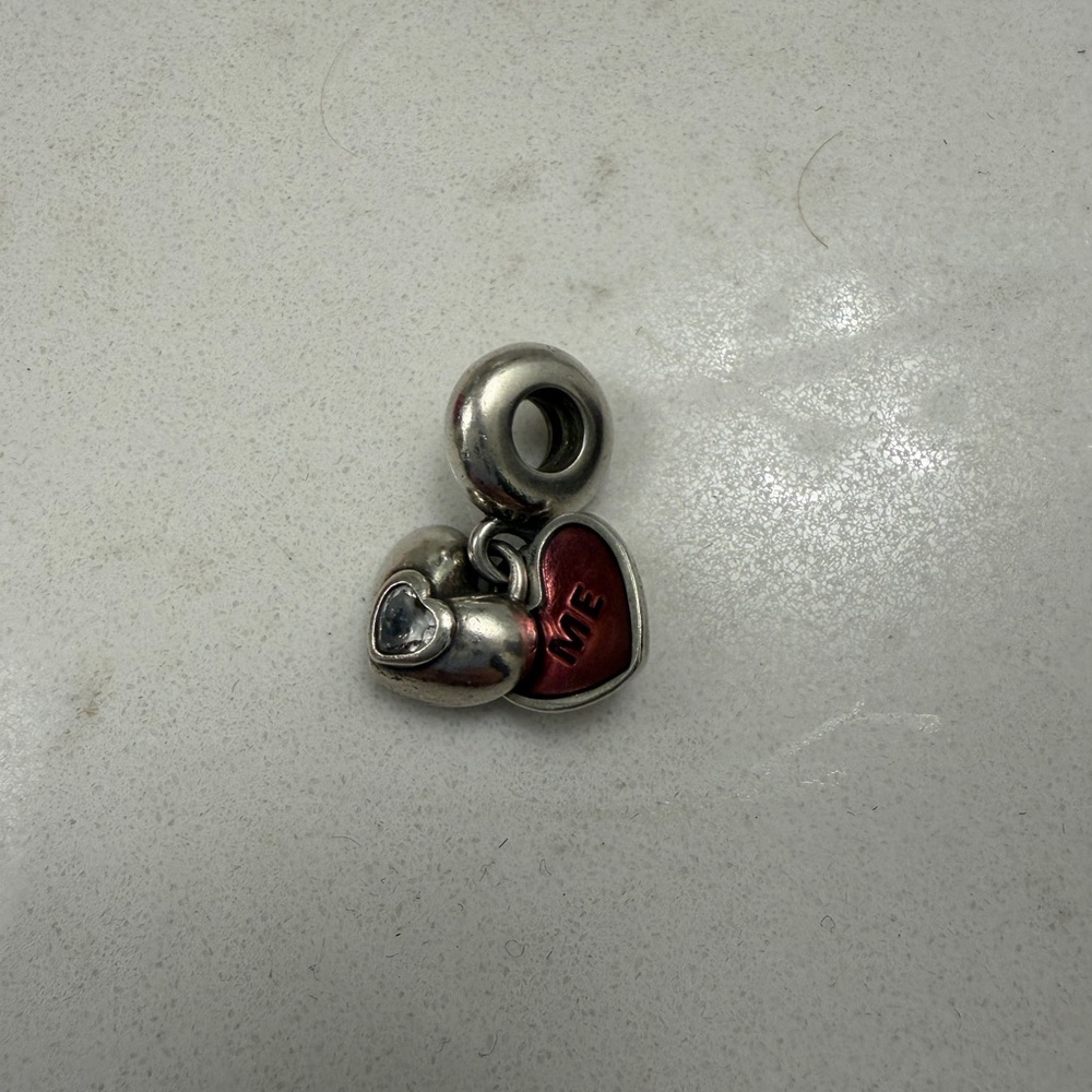 Pandora You and Me Heart Charm